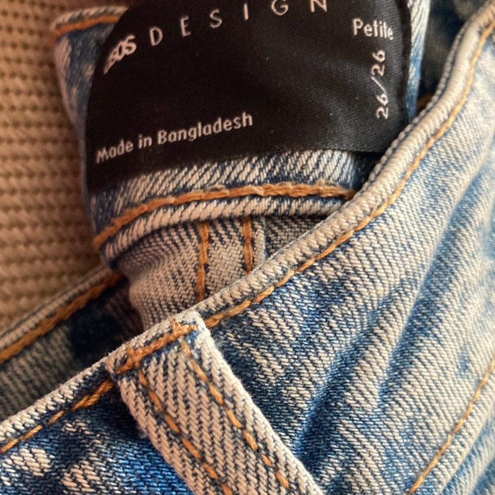 ASOS Petite Blue Denim Cropped Jeans